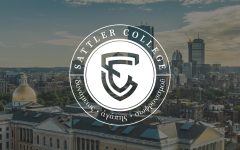 Sattler logo on a backdrop of Boston.