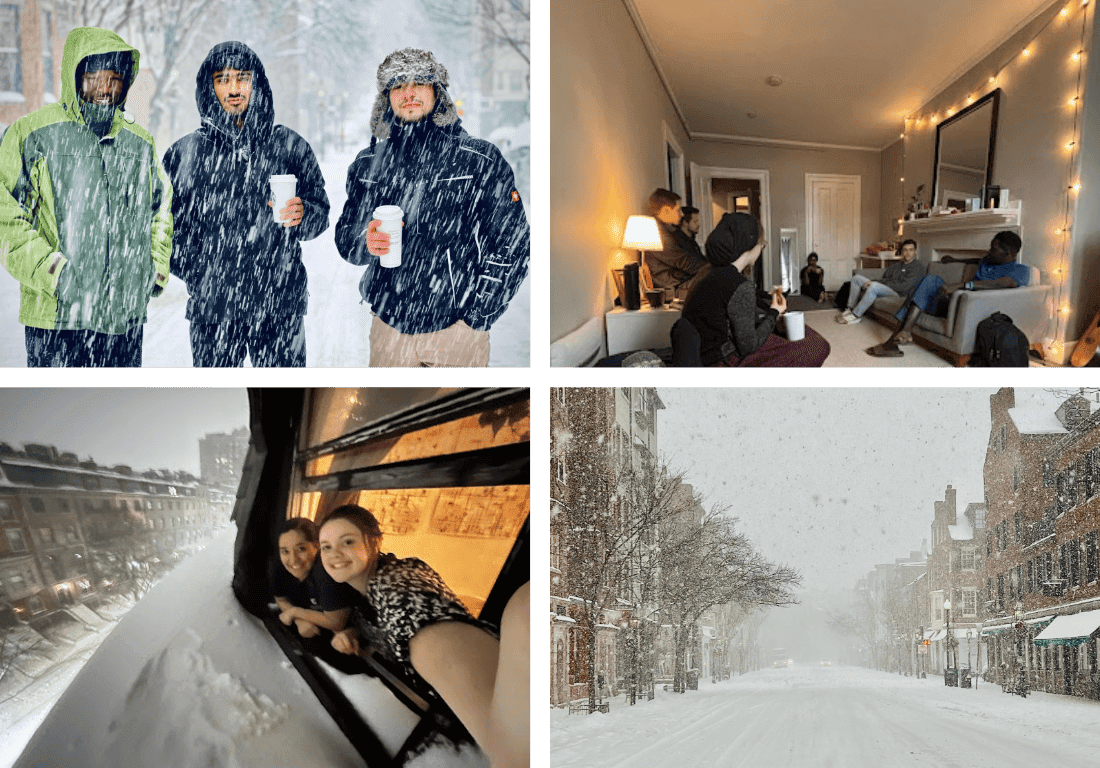 Snow storm in Boston